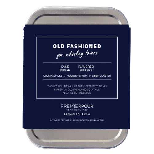 Old Fashioned Cocktail Kit, Serves 6 Old Fashioned Cocktails, ingredients list